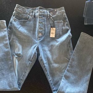 NWT Light wash Express Skinny High Rise Jeans